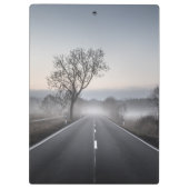 Rechtstreeks schilderachtig landweg klembord (Achterkant)