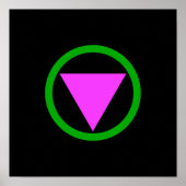 Rechtstreeks symbool poster (Voorkant)