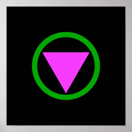 Rechtstreeks symbool poster (Voorkant)