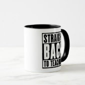 Rechtstreeks Terug naar Teaching Mok (Voorkant rechts)