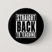 Rechtstreeks Terug naar Teaching Ronde Button 5,7 Cm (Voorkant)