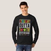 Rechtstreeks tot 100e dag van de derde graad t-shirt (Voorkant volledig)