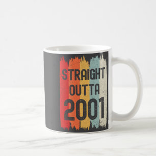 Rechtstreeks uit 2001 Funny Retro Verjaardag Aweso Koffiemok