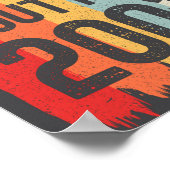 Rechtstreeks uit 2001 Grappige Retro Verjaardag Ge Poster (Hoek)