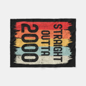 Rechtstreeks uit 2004 Funny Retro Verjaardag Gewel Fleece Deken (Voorkant (Horizontaal))