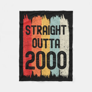 Rechtstreeks uit 2004 Funny Retro Verjaardag Gewel Fleece Deken