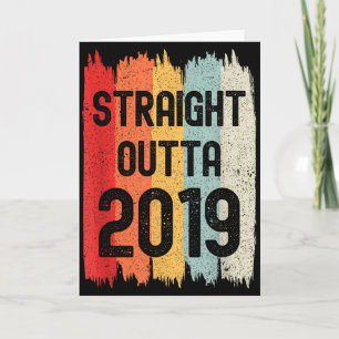Rechtstreeks uit 2019 Grappige Retro Verjaardag Ge Kaart