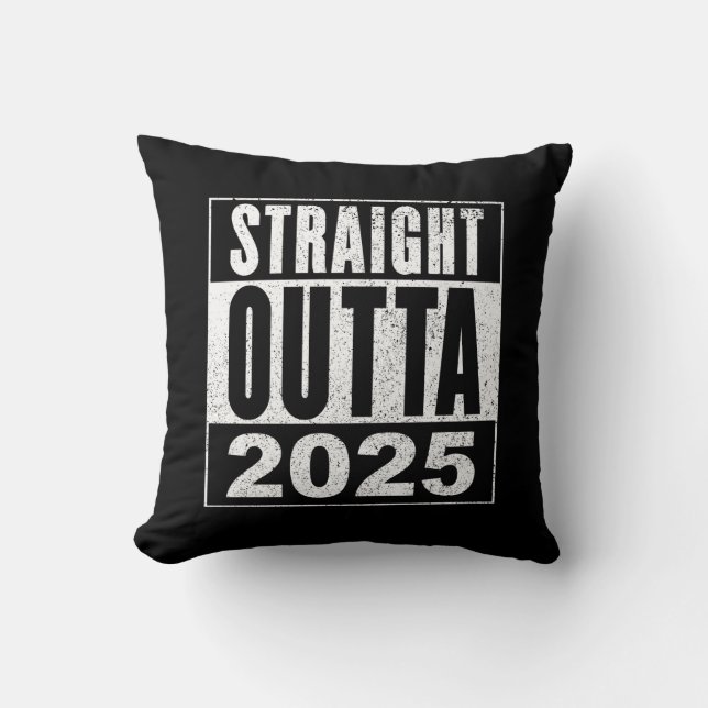 Rechtstreeks uit 2025 kussen (Voorkant)