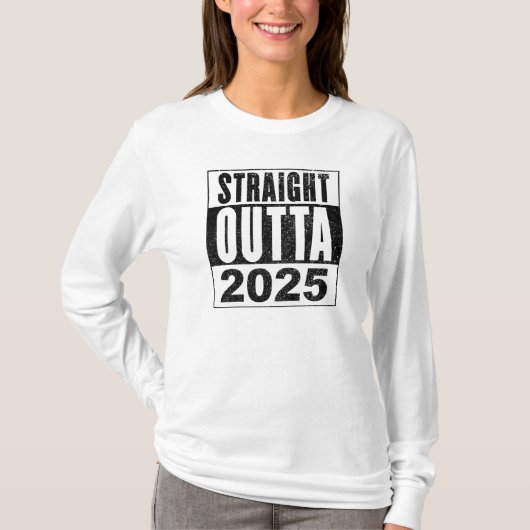 Rechtstreeks uit 2025 t-shirt (Voorkant)