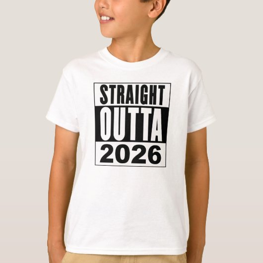 Rechtstreeks uit 2026 t-shirt (Voorkant)