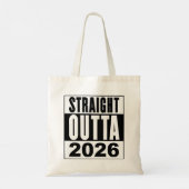 Rechtstreeks uit 2026 tote bag (Achterkant)