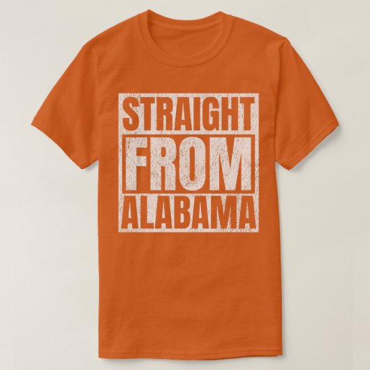 Rechtstreeks uit Alabama T-shirt (Design voorkant)