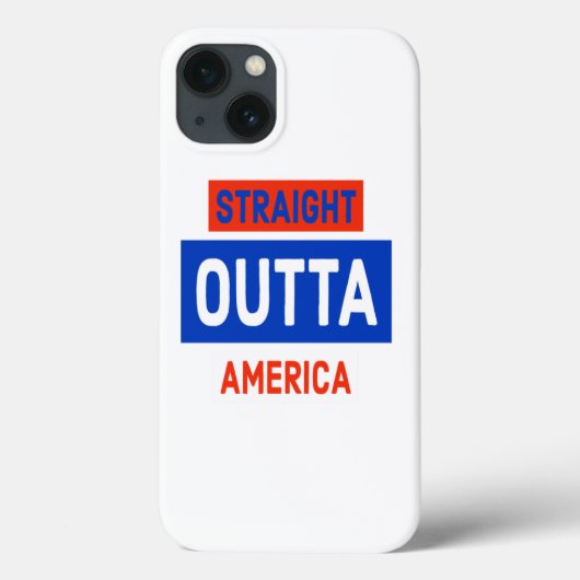Rechtstreeks uit Amerika Case-Mate iPhone Case (Achterkant)