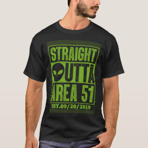 Rechtstreeks uit Area 51 Storm Area 51 Ufo Alien T-shirt