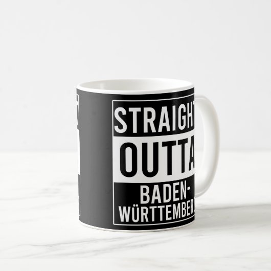 Rechtstreeks uit Baden-Württemberg Koffiemok (Voorkant rechts)