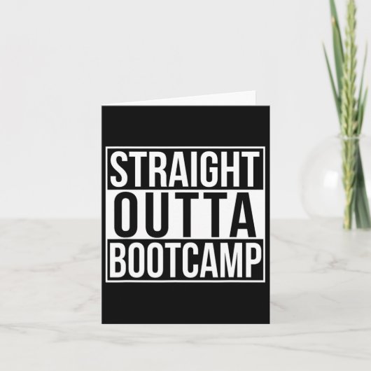 Rechtstreeks uit Bootcamp  Kaart (Voorkant)