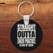 Rechtstreeks uit Cheer Practice Afgestudeerd Cl 20 Sleutelhanger (Voorkant)