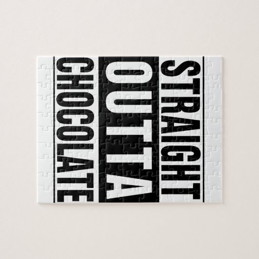 Rechtstreeks Uit Chocolate Legpuzzel (Horizontaal)