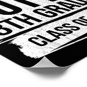 Rechtstreeks uit de 8e klas afgestudeerd in 2026 poster (Hoek)