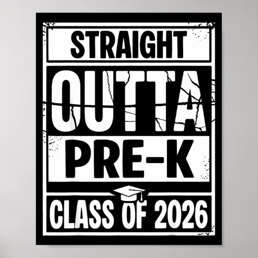 Rechtstreeks uit de afgraduatiewe afdeling kleuter poster (Voorkant)