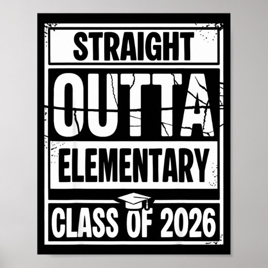 Rechtstreeks uit de basisschool eindexamenklas 202 poster (Voorkant)