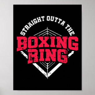 Rechtstreeks uit de bokswedstrijd Mma Kickboksen B Poster