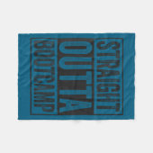 Rechtstreeks uit de bootcamp soldaat basisopleidin fleece deken (Voorkant (Horizontaal))