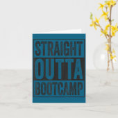 Rechtstreeks uit de bootcamp soldaat basisopleidin kaart (Gele Bloem)
