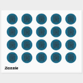Rechtstreeks uit de bootcamp soldaat basisopleidin ronde sticker (Vel)