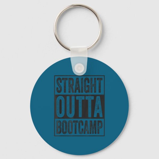 Rechtstreeks uit de bootcamp soldaat basisopleidin sleutelhanger (Voorkant)