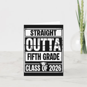 Rechtstreeks uit de eindexamenklas van de vijfde k kaart