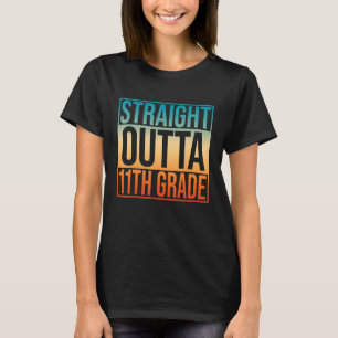 Rechtstreeks uit de elfde klas 11e klas Terug naar T-shirt
