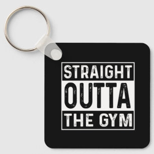 Rechtstreeks uit de gymzaal sleutelhanger