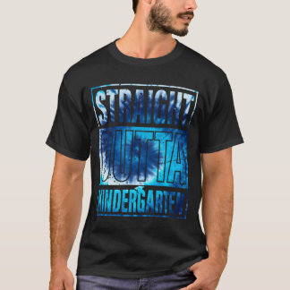 Rechtstreeks uit de kleuterschool Afstudeerdyee vr T-shirt