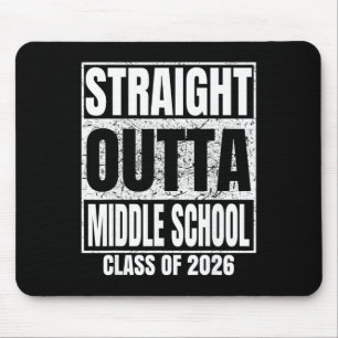 Rechtstreeks uit de middelbare school Cl van 2026  Muismat
