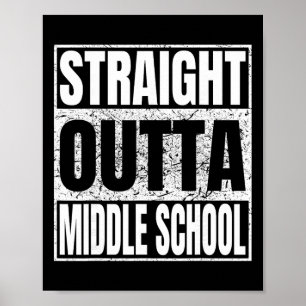 Rechtstreeks uit de middelbare school Funny Cl 202 Poster