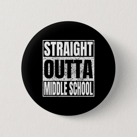 Rechtstreeks uit de middelbare school Funny Cl 202 Ronde Button 5,7 Cm (Voorkant)