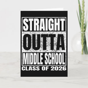 Rechtstreeks uit de middelbare school Grappig 2026 Kaart