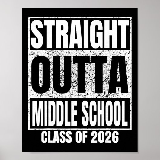 Rechtstreeks uit de middelbare school klas van 202 poster (Voorkant)