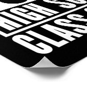 Rechtstreeks uit de middelbare schoolklas van 2027 poster (Hoek)