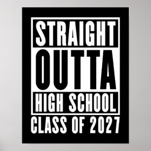 Rechtstreeks uit de middelbare schoolklas van 2027 poster