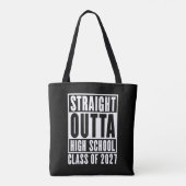 Rechtstreeks uit de middelbare schoolklas van 2027 tote bag (Achterkant)