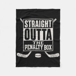 Rechtstreeks uit de Penalty Box IJshockeyspeler G Fleece Deken