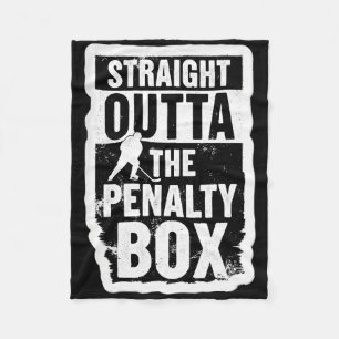 Rechtstreeks uit de Penalty Box IJshockeyspeler G Fleece Deken