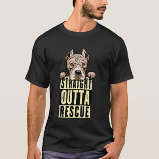 Rechtstreeks uit de Redding Pit Bulls Mannen Vrouw T-shirt