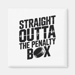 Rechtstreeks Uit De Strafbank Grappige Hockey Ijsb Magneet