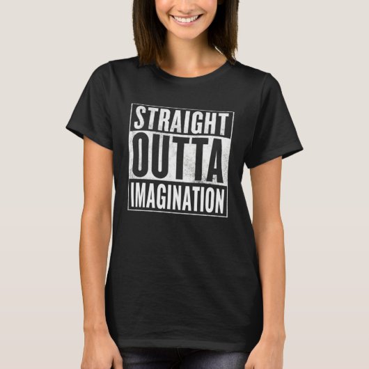 Rechtstreeks uit de verbeelding  Creatief T-shirt (Voorkant)