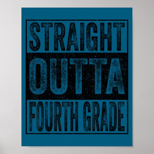 Rechtstreeks uit de vierde klas van de klas van 20 poster (Voorkant)