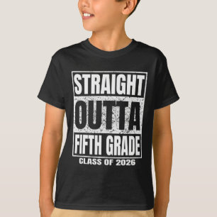Rechtstreeks uit de vijfde klas afstudeerceremonie t-shirt