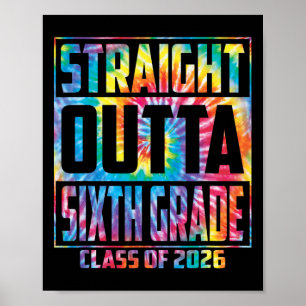 Rechtstreeks uit de zesde klas Cl 2026 Afstuderen  Poster
